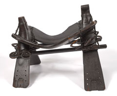 Camel saddle, Camel Corps, Egyptian Army, 1915 (c)